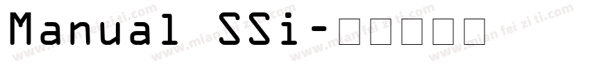 Manual SSi字体转换